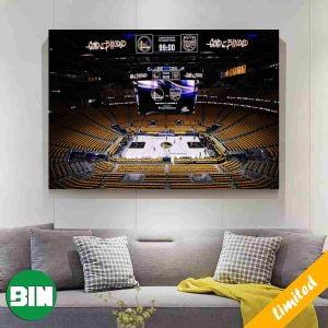 Golden State Warriors vs Sacramento Kings NBA Stadium Welcome Home Dub Nation 2023 Gold Blooded Home Decor Poster-Canvas