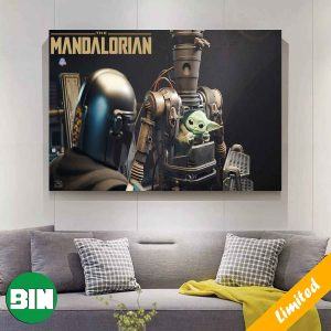 Gorgeous Concept Art The Mandalorian Grogu Din Djarin Star Wars Home Decor Poster-Canvas