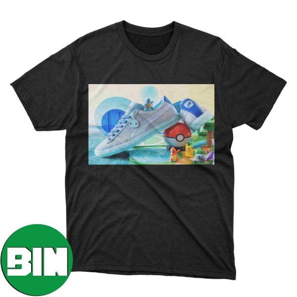 Gradeschool Pokemon x Puma Suede Squirtle Sneaker Fan Gifts T-Shirt