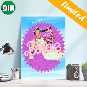Harry Styles This Barbie Is A Mermaid Barbie Funny Decor Poster-Canvas