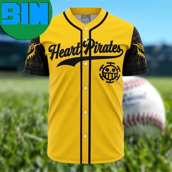 Heart Pirates Law V2 One Piece Anime Baseball Jersey