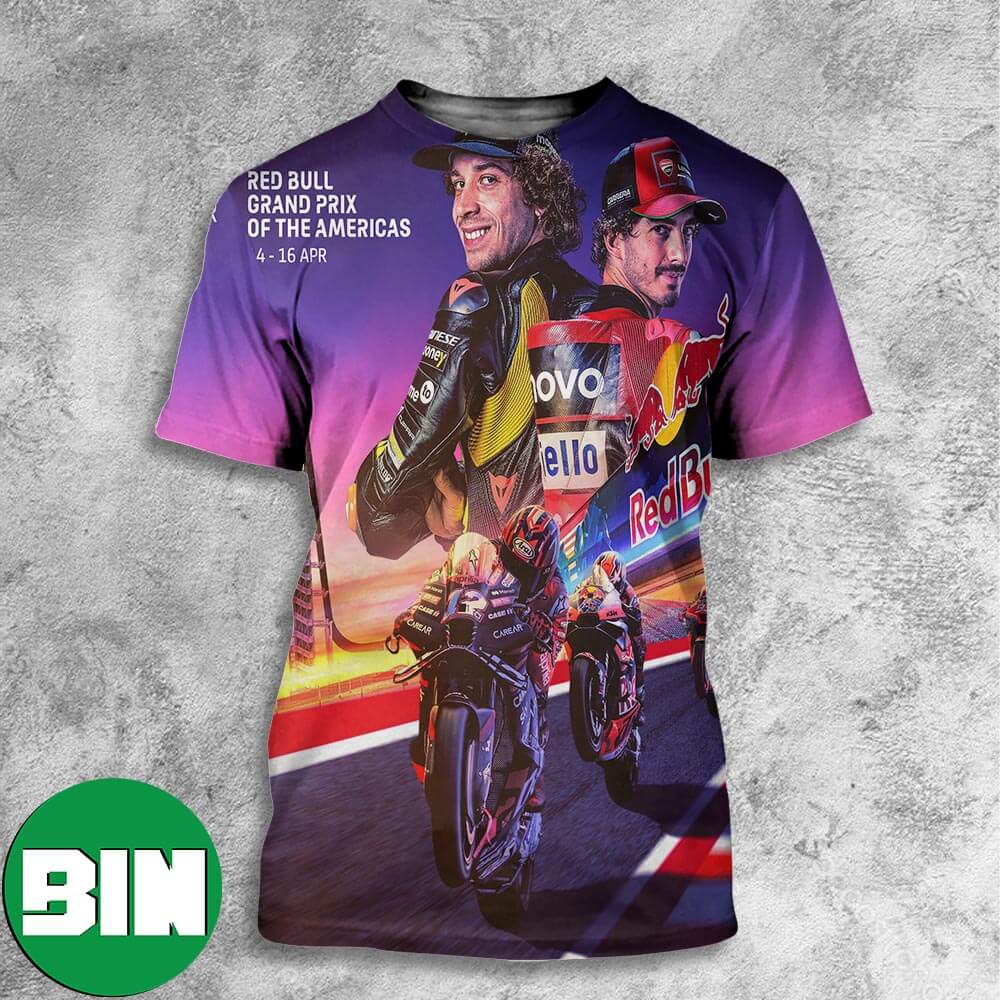 It's Race Week Again And Moto GP Is About To Land In Texas Americas GP Red Bull Grand Prix Of The Americas All Over Print Shirt