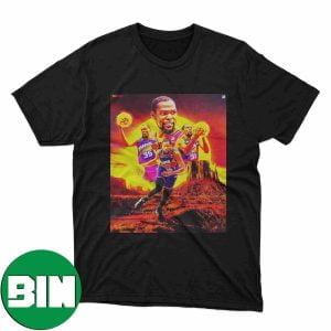 Kevin Durant Phoenix Suns Durant in the Desert NBA Art Work Fan Gifts T-Shirt