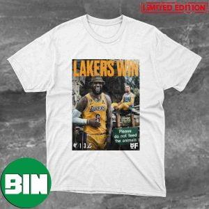 LeBron James With 22 PTS 20 REB 7 AST And 2 BLKS As The Lakers GOAT Defeat The Grizzlies Fan Gifts T-Shirt