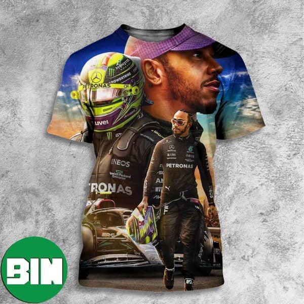 Lewis Hamilton Graphic To Celebrate The Podium Mercedes AMG F1 Formula 1 Australia GP Aus GP All Over Print Shirt