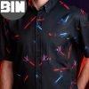 Light Saber Pattern Star Wars Hawaiian Shirt