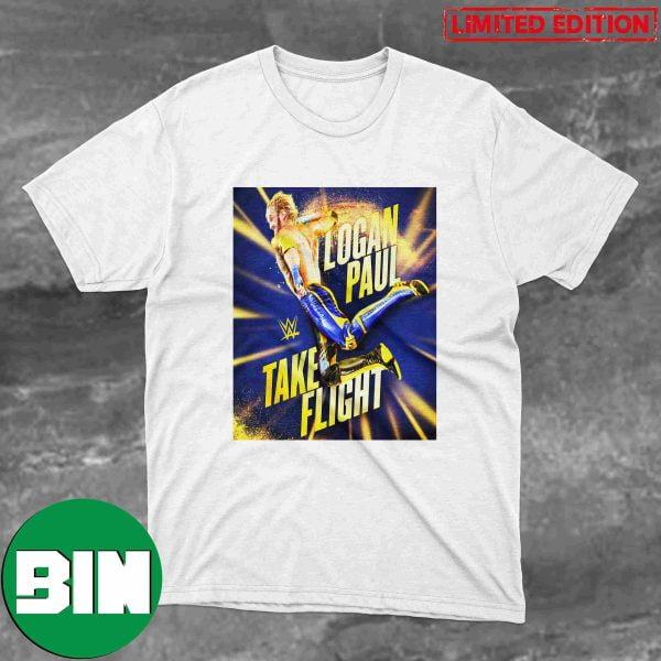 Megastar Soaring High Logan Paul WWE Take Flight Fan Gifts T-Shirt