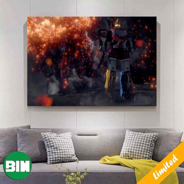 Megazord Mighty Morphin Power Rangers Once And Always Power Rangers 30 Once And Always Home Decor Poster-Canvas