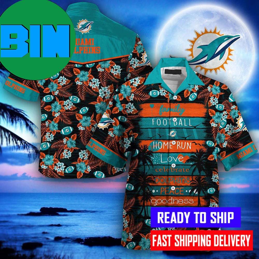 Miami Dolphins NFL Custom Name Hawaiian Shirt For Men Women Great