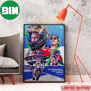 Moto GP Time To Go Racing Again We Are Back In Europe For The Spanish GP Gran Premio Poster-Canvas