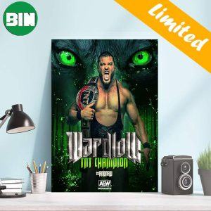 Mr Mayhem Wardlow TNT Champion And New AEW Champion Home Decor Poster-Canvas