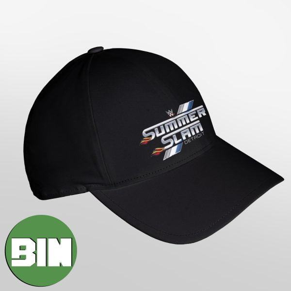 NEW WWE Summer Slam Detroit 2023 Logo Print Hat-Cap