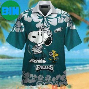NFL Philadelphia Eagles Snoopy Beach Summer Hawaiian Shirt