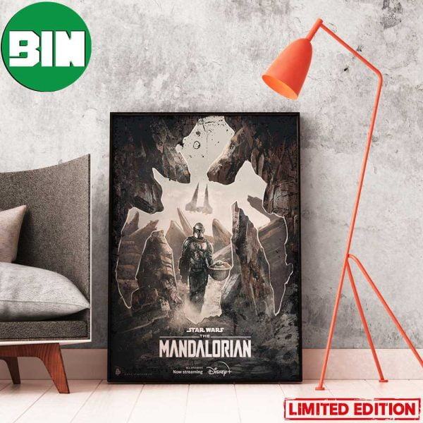 New Art Inspired By The Lastest Season Of The Mandalorian Star Wars Disney Plus Home Decor Poster-Canvas