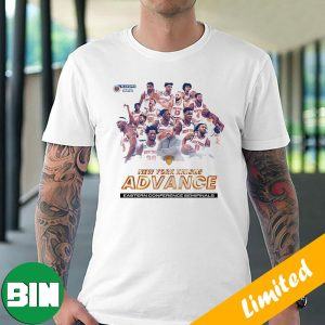 New York Knicks Advance Eastern Conference Semifinals NBA Playoffs On To Round 2 Unique T-Shirt