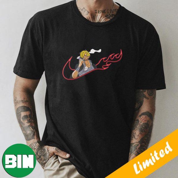 Nike Swoosh Logo x Vinsmoke Sanji One Piece Unique T-Shirt