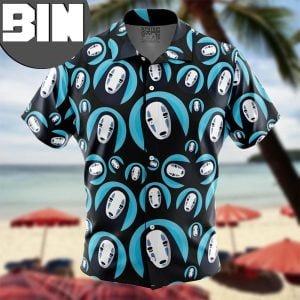 No Face Spirited Away Anime Hawaiian Shirt