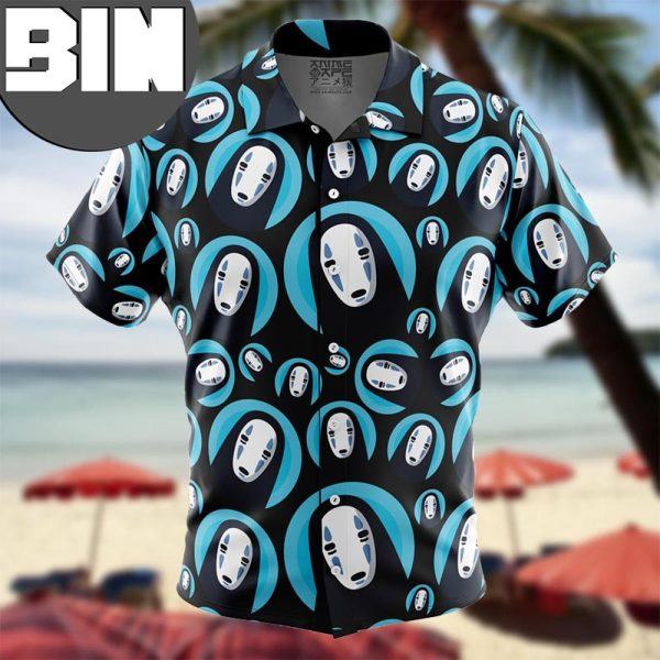 No Face Spirited Away Anime Hawaiian Shirt
