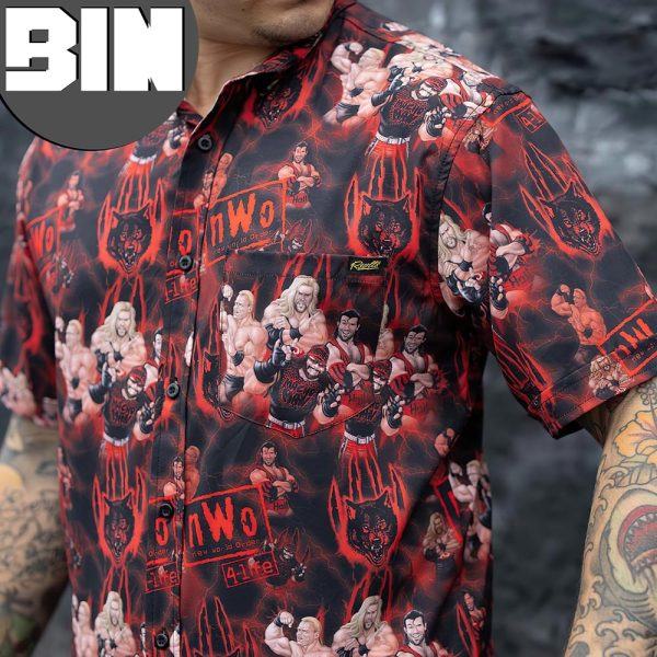 Nwo Wolfpac WWE Hawaiian Shirt