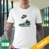 Off-White x Nike Air Force 1 Mid Pine Green Sneaker T-Shirt