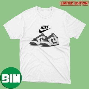 Official Look At The Nike Dunk Low Remastered Reverse Panda Sneaker T-Shirt