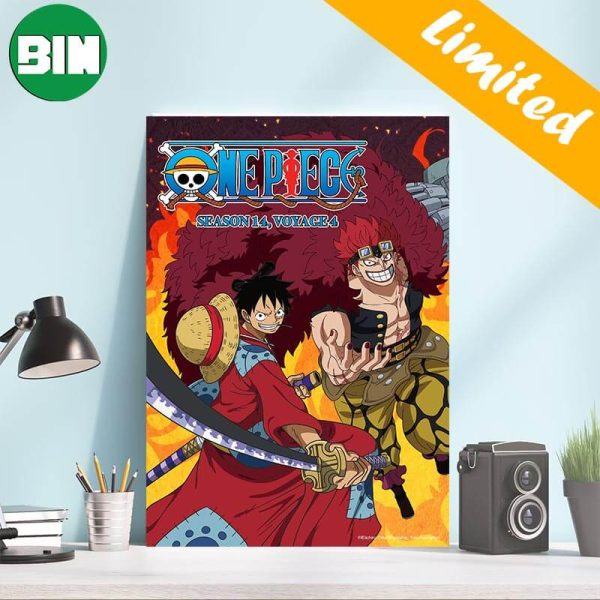 One Piece Anime Grab Season 14 Voyage 4 Eps 929-940 Luffy x Kid Fan Gifts Poster-Canvas