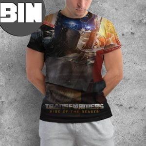 Optimus Prime New Poster Tranformer Rise Of The Beasts All Over Print Shirt