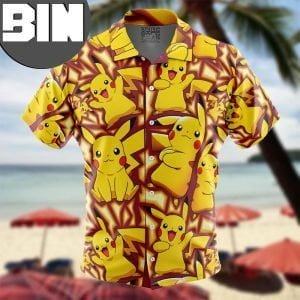 Pikachu Pokemon Anime Hawaiian Shirt