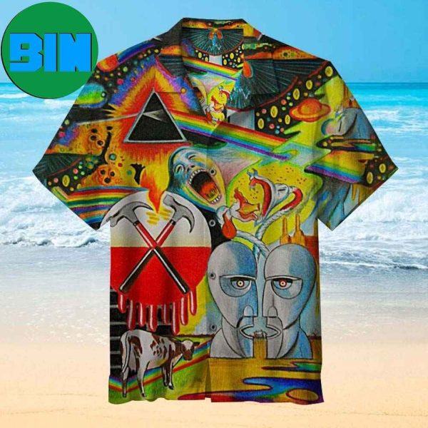 Pink Floyd Band Dark Side Of The Moon Summer Hawaiian Shirt