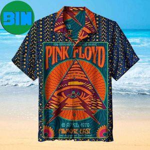Pink Floyd Concert NYC Filmore East 1970 Summer Hawaiian Shirt