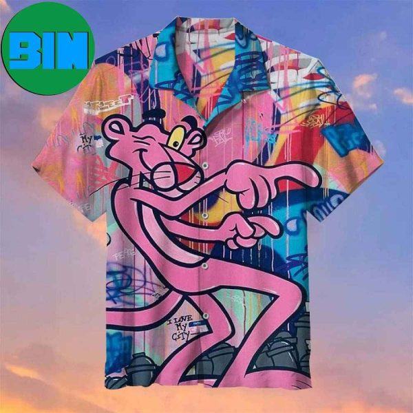Pink Panther Cartoon Summer Hawaiian Shirt