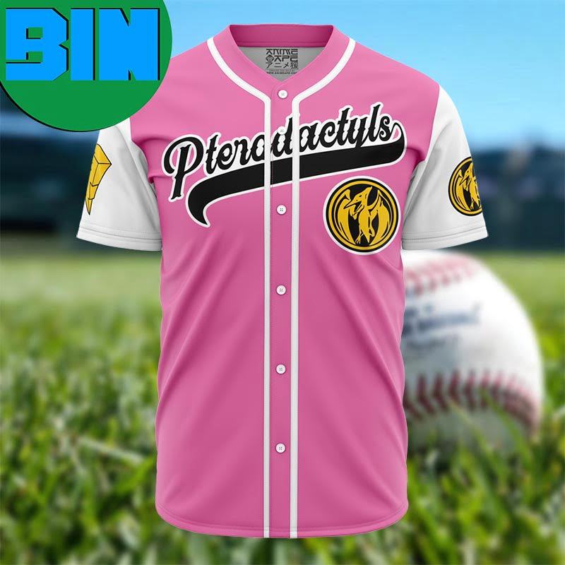 Personalized White Tigers Tommy Oliver Power Rangers Baseball Jersey