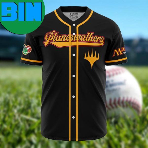 Planeswalkers Magic the Gathering Anime Baseball Jersey