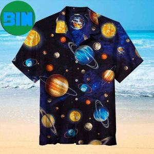 Planets And More Planets Summer Hawaiian Shirt