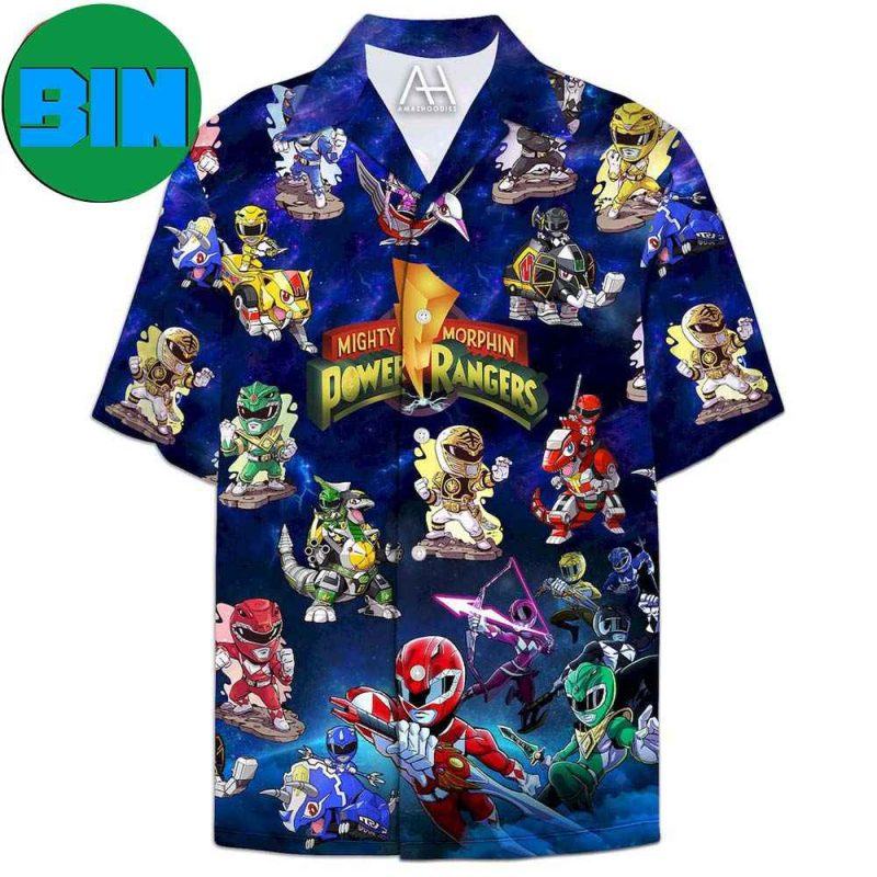 Mighty Morphin Power Rangers Hawaii Shirt