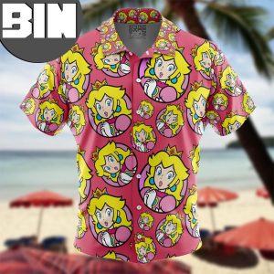 Princess Peach Super Mario Anime Hawaiian Shirt
