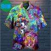 Psychedelic Art Alien Funny Hawaiian Shirt