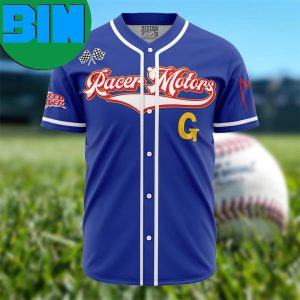Racer Motors Speed Racer Anime Baseball Jersey