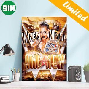 Rhea Ripley Is Your New WWE SmackDown Women’s Champion WrestleMania 2023 Fan Gifts Poster-Canvas
