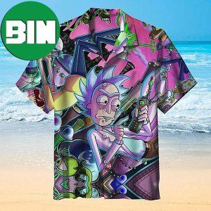 Rick And Morty Funny Cartoon Summer Hawaiian Shirt
