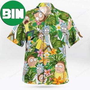 Rick And Morty Tropical Summer Hawaiian Shirt