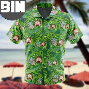 Rick And Morty Trippy Cosmic Rick Anime Hawaiian Shirt