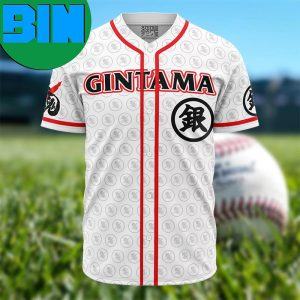 Sakata Gintoki Gintama Anime Baseball Jersey