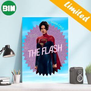 Sasha Calle This Barbie Is The Last Daughter Of Krypton The Flash Funny Collab Decor Poster-Canvas