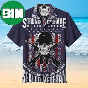 Sealed Veteran Pattern American Summer Hawaiian Shirt