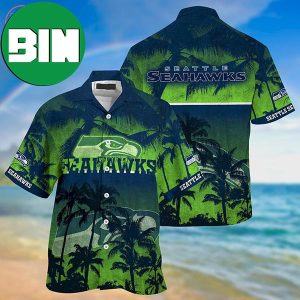 Seattle Seahawks Palm Tree Summer Hawaiian Shirt