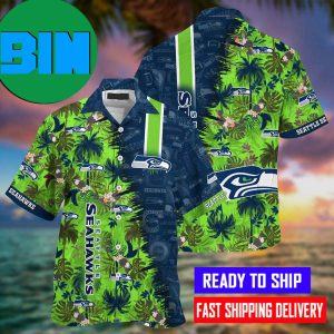 Seattle Seahawks Style Trophycal Coconut NFL Hawaiian Shirt