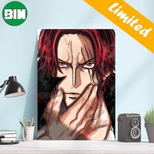 Shank Red Hair One Piece Manga-Anime For Fans Decor Poster-Canvas