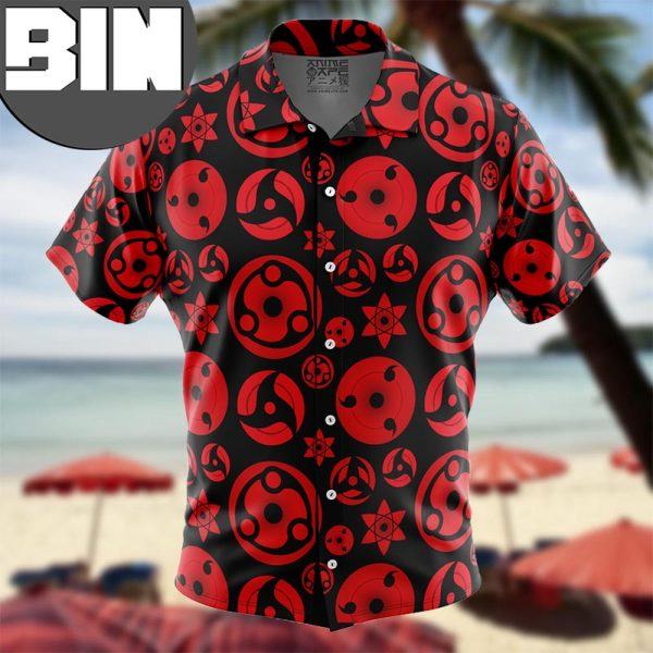 Sharingan Naruto Shippuden Anime Hawaiian Shirt