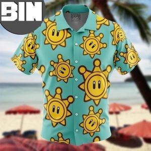 Shine Sprite Super Mario Sunshine Anime Hawaiian Shirt